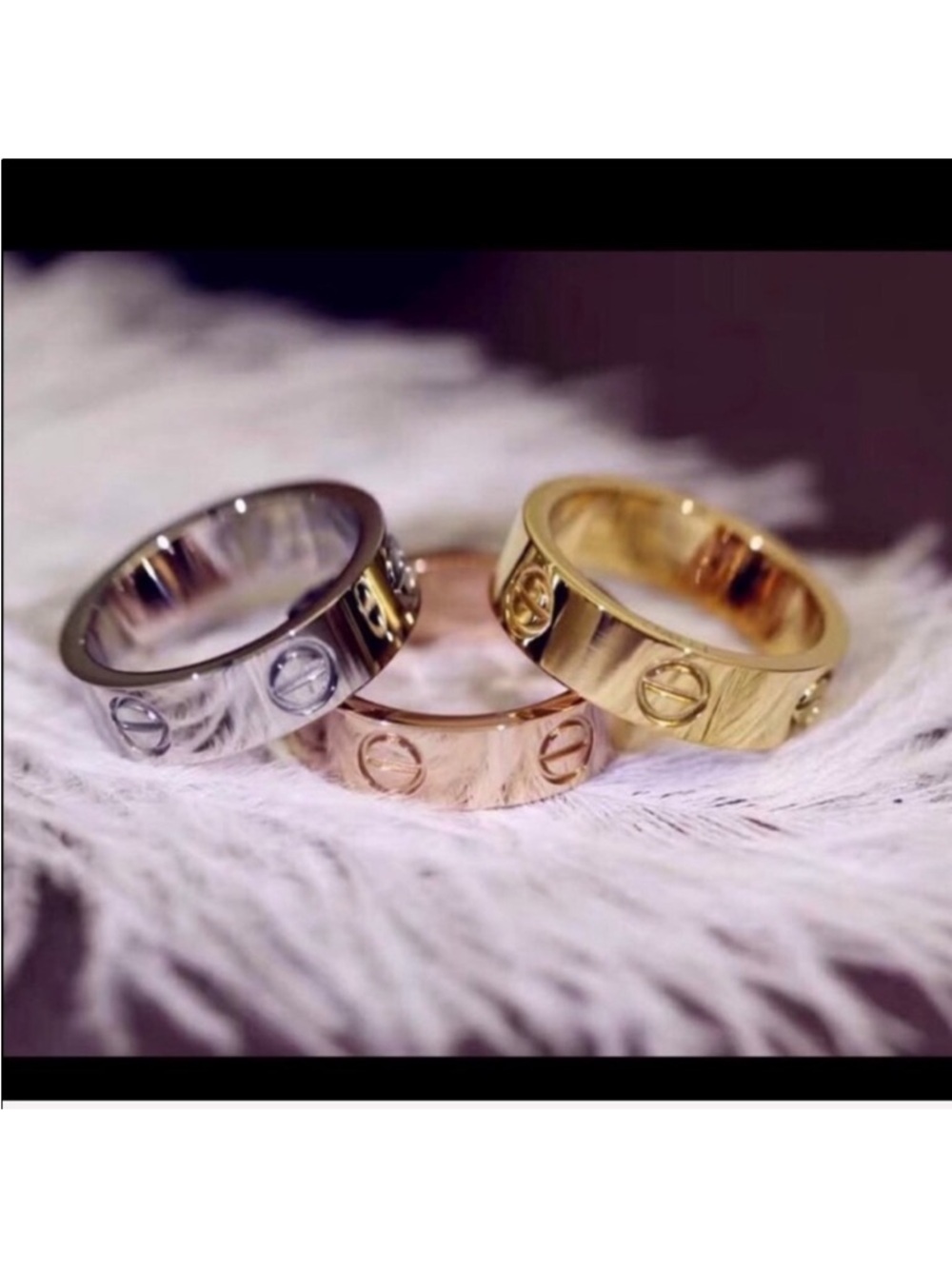 ‼️RESTOCKED‼️UNISEX love ring screw ring